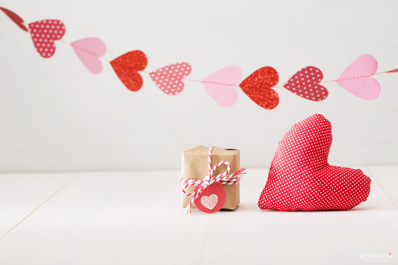 День святого Валентина: Гирлянда из сердечек