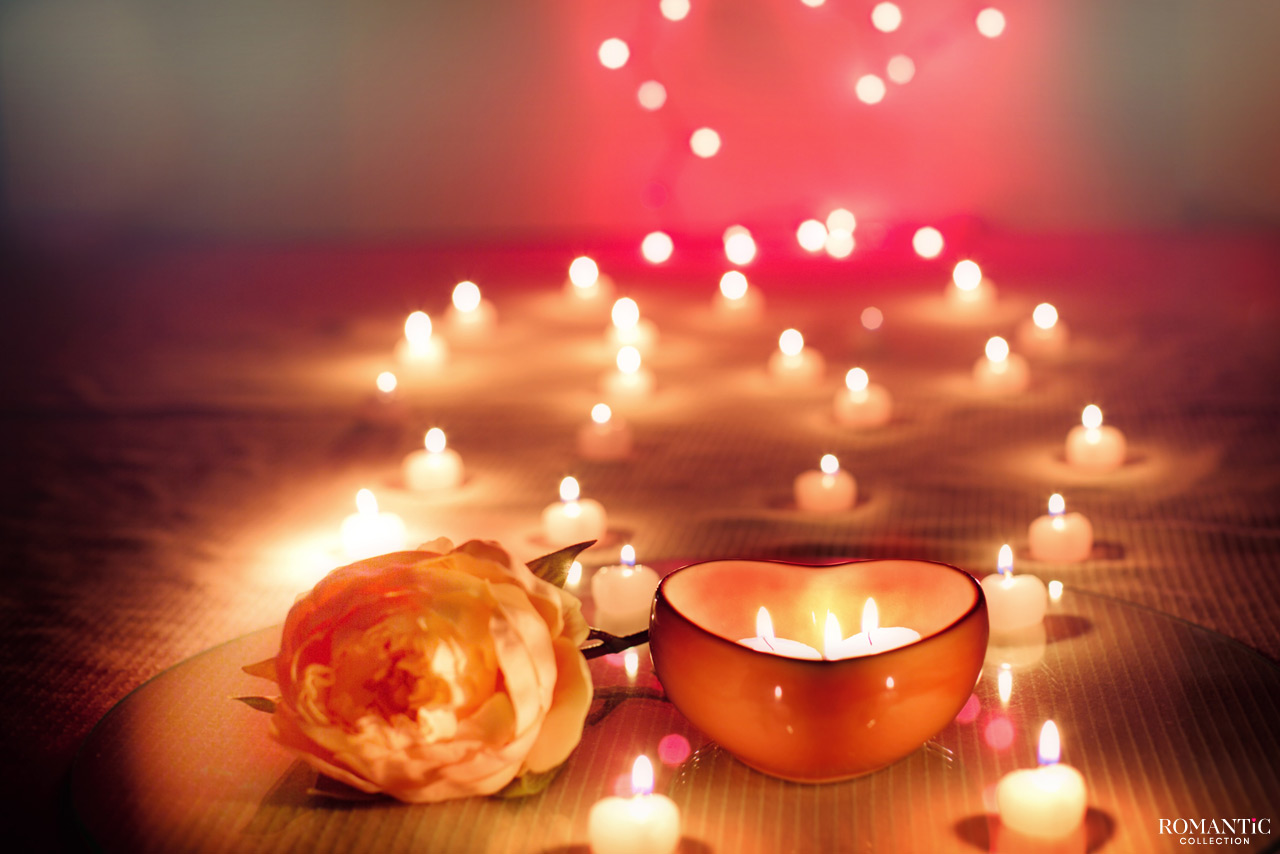 Свечи для романтического вечера: дизайн