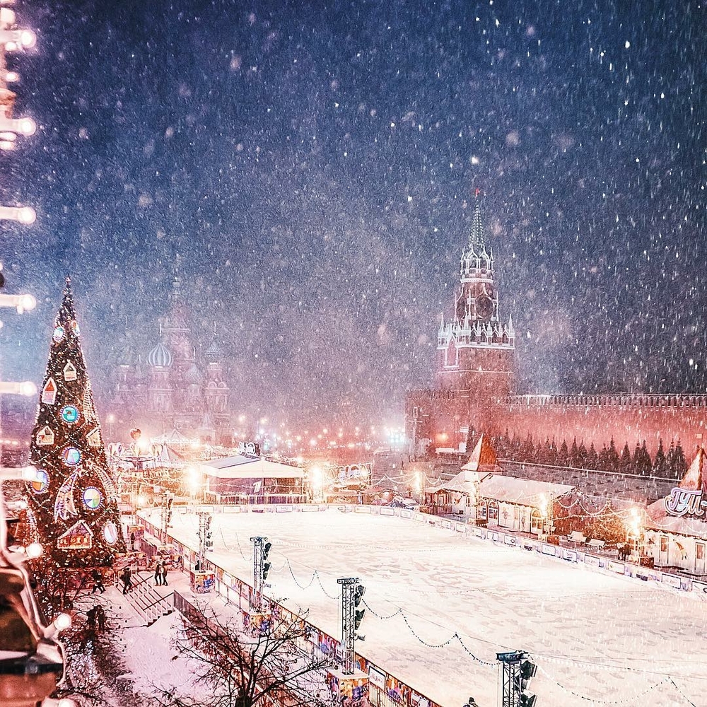 Волшебство новогодней Москвы в фотографиях