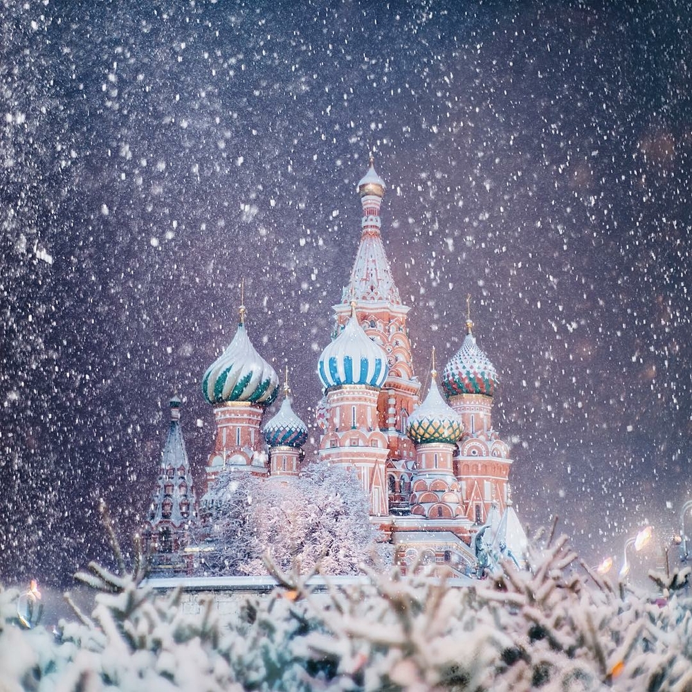 Волшебство новогодней Москвы в фотографиях