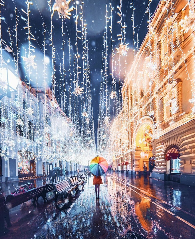 Волшебство новогодней Москвы в фотографиях