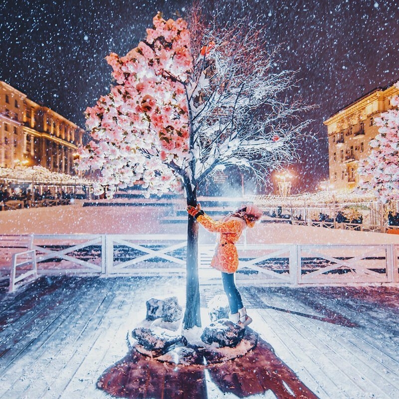 Волшебство новогодней Москвы в фотографиях