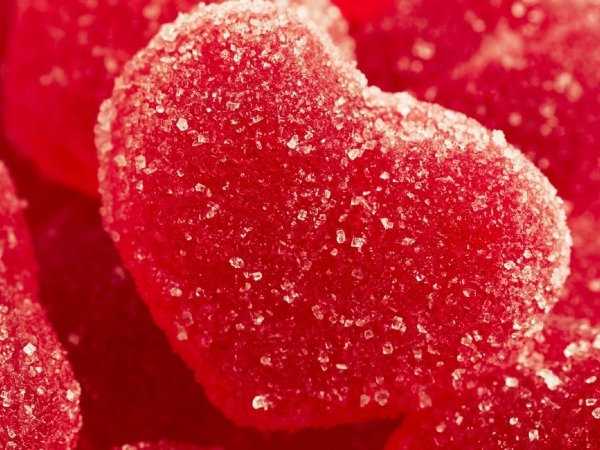 Обои о любви: Сахарные сердечки