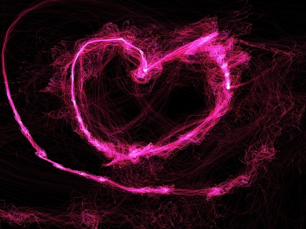 Обои о любви: Лазерное сердце