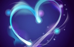 Обои о любви: Неоновое сердце