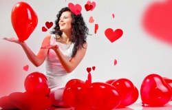 Обои о любви: День святого Валентина: шарики